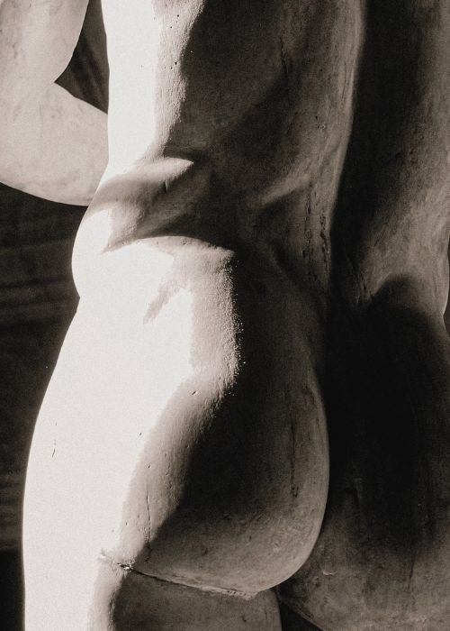 sculpture nue de dos