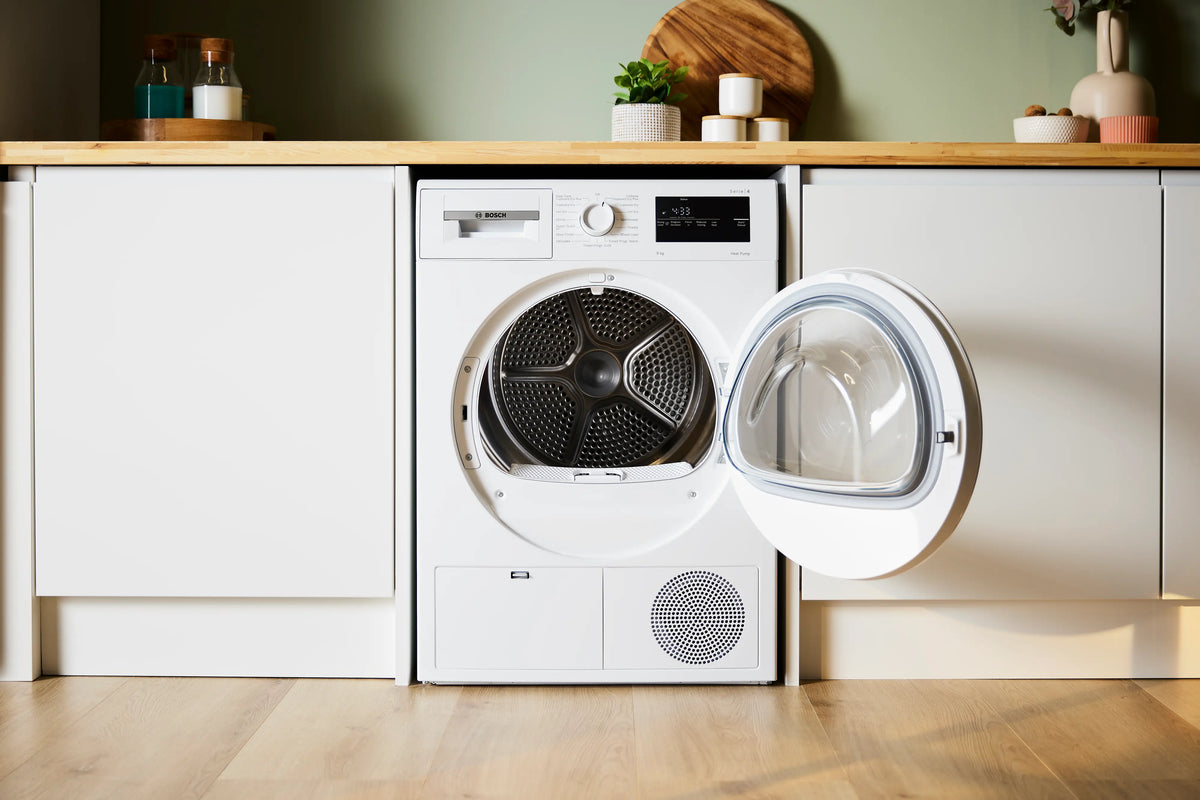 Bosch Series 4 WTH85225GB - White 8KG Heat Pump Condenser Dryer - A++ energy