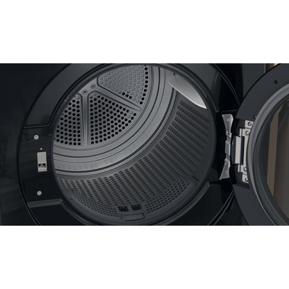 Indesit YT M11 92B X UK - Black Heat Pump Condenser Dryer - A++ energy