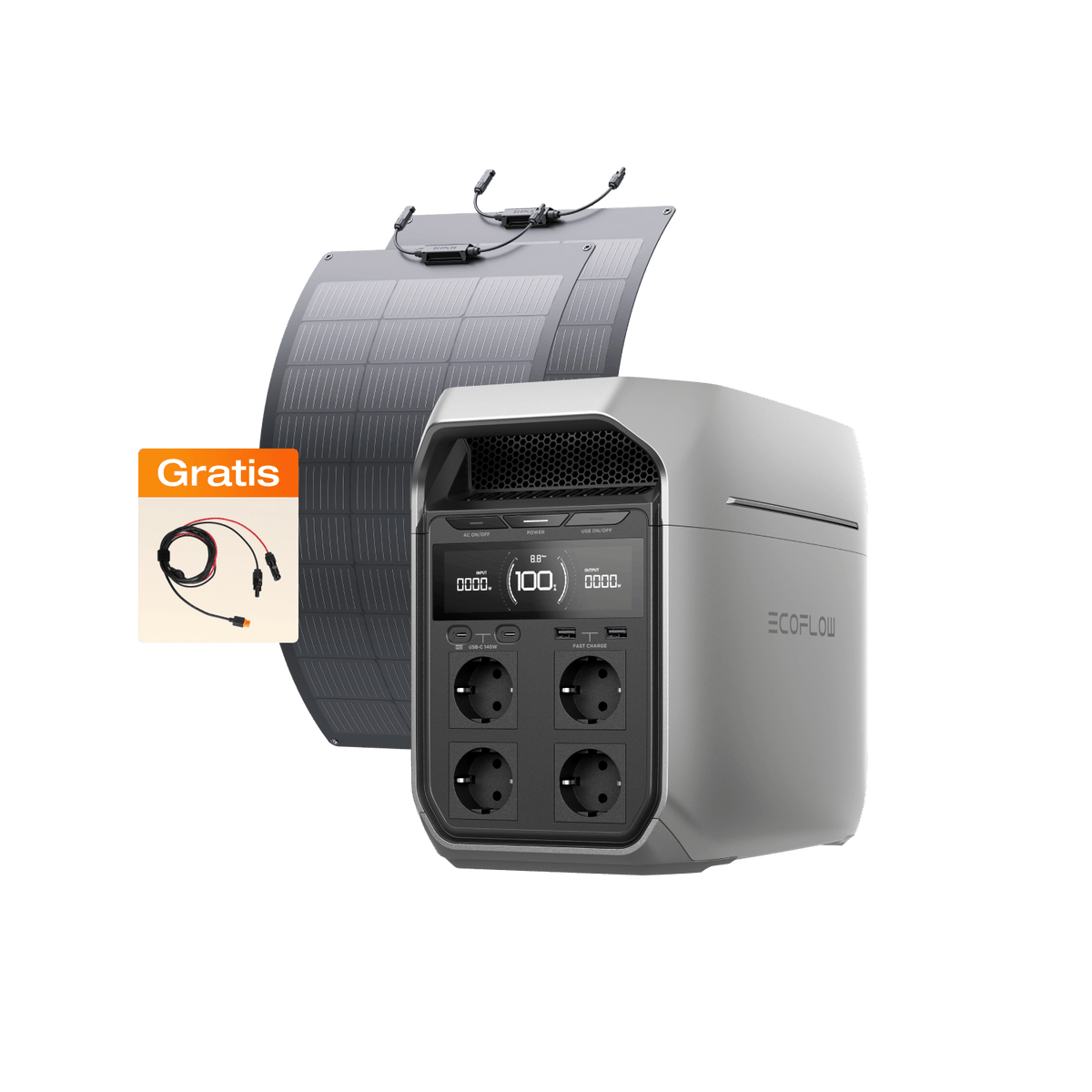 EcoFlow DELTA 3 Classic (1 024 Wh) Tragbare Powerstation – Bild 3