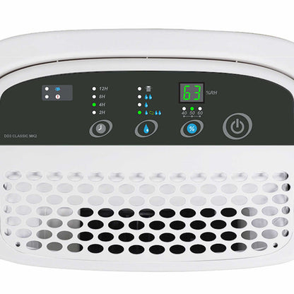 EcoAir DD3 Classic MK3 - White Dehumidifier - 11L/Day - 4.2L Tank