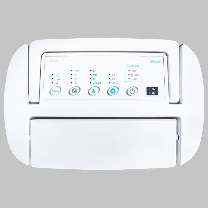 EcoAir DD3 Slimline - White Dehumidifier - 10L/Day
