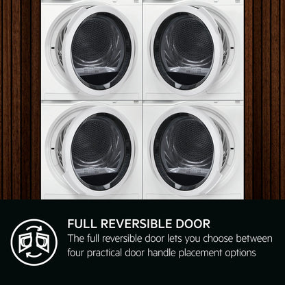 AEG TR718L4B - White 8KG Heat Pump Condenser Dryer - A++ energy