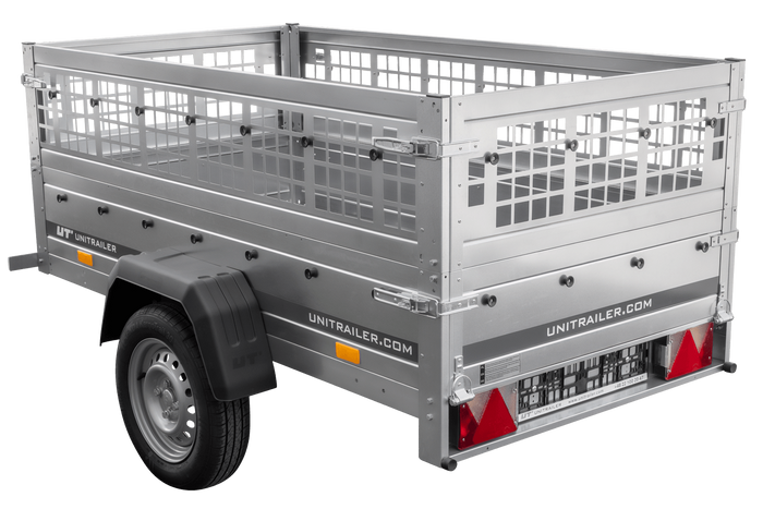 Anhänger Führerschein B Garden Trailer 200 KIPP 200×106 cm 750 kg mit Laubgitteraufsatz