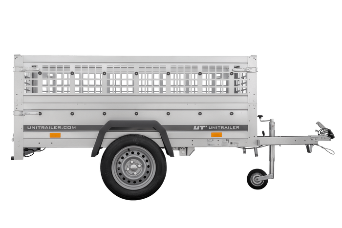 Anhänger Führerschein B Garden Trailer 200 KIPP 200×106 cm 750 kg mit Laubgitteraufsatz