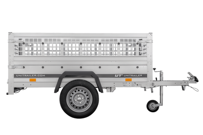 Anhänger Führerschein B Garden Trailer 200 KIPP 200×106 cm 750 kg mit Laubgitteraufsatz