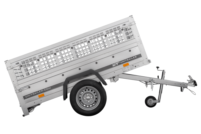 Anhänger Führerschein B Garden Trailer 200 KIPP 200×106 cm 750 kg mit Laubgitteraufsatz
