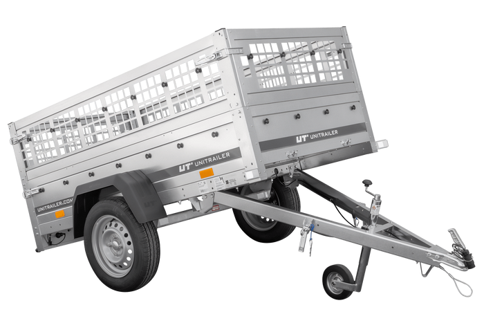 Anhänger Führerschein B Garden Trailer 200 KIPP 200×106 cm 750 kg mit Laubgitteraufsatz