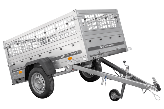 Anhänger Führerschein B Garden Trailer 200 KIPP 200×106 cm 750 kg mit Laubgitteraufsatz