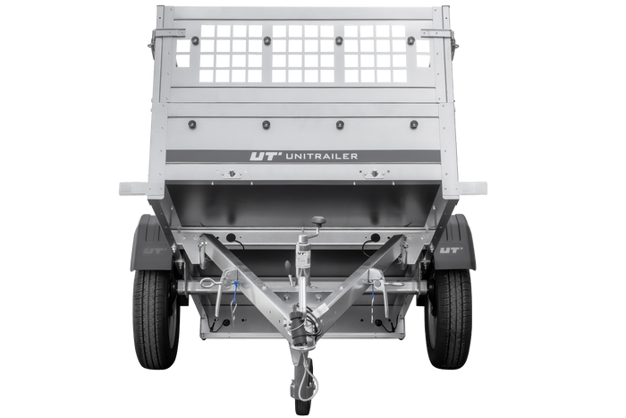 Anhänger Führerschein B Garden Trailer 200 KIPP 200×106 cm 750 kg mit Laubgitteraufsatz