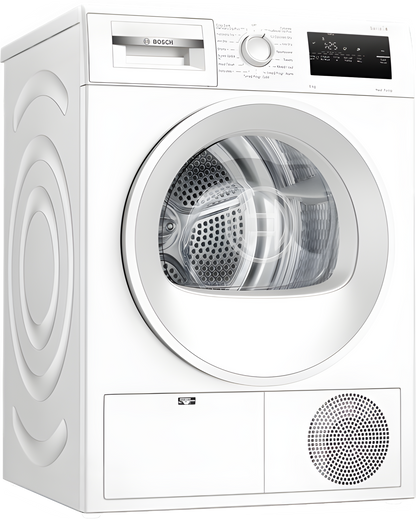 Bosch Series 4 WTH85225GB - White 8KG Heat Pump Condenser Dryer - A++ energy