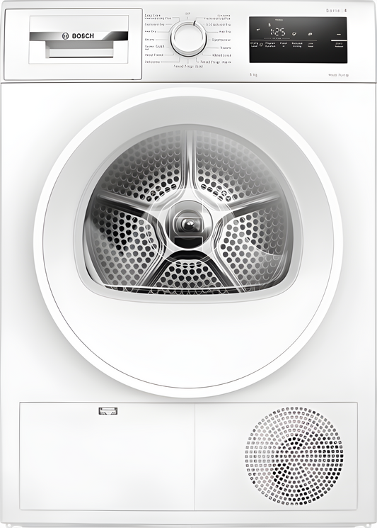 Bosch Series 4 WTH85225GB - White 8KG Heat Pump Condenser Dryer - A++ energy