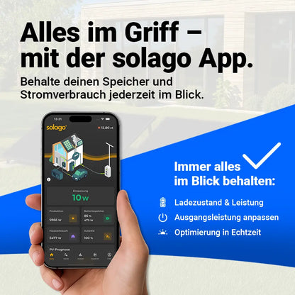 800W/1000W Balkonkraftwerk mit Speicher - 2x Jolywood 500W Full Black bifazial & Anker Solix Solarbank 3 Pro