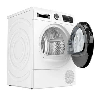 Bosch Series 6 WQG24509GB - White 9KG Heat Pump Condenser Dryer, - A++ energy