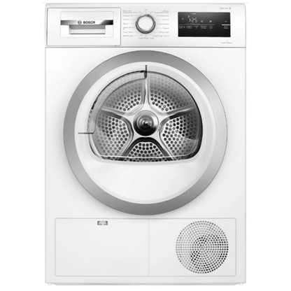 Bosch Series 4 WTH85223GB - White 8KG Heat Pump Condenser Dryer - A++ energy