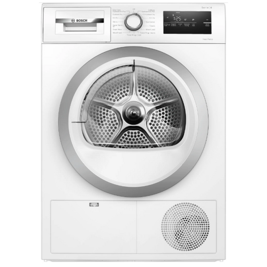 Bosch Series 4 WTH85223GB - White 8KG Heat Pump Condenser Dryer - A++ energy